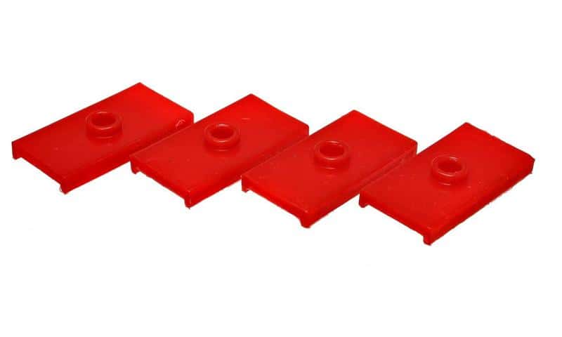 Energy Suspension — Energy Suspension 62-80 MG MGB Red Rear Leaf Spring Pad Set
LeafSprngInsulator - view 3