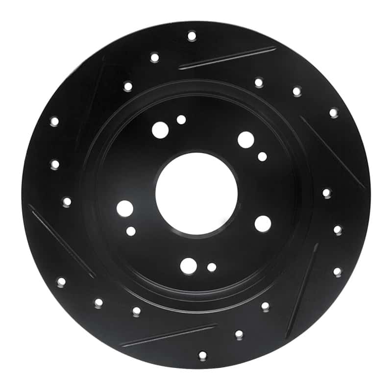 R1 Concepts — R1 97-15 Acura CSX Rear Right Drilled & Slotted Black Brake Rotor
R1 Brake Rotor Drill - view 5