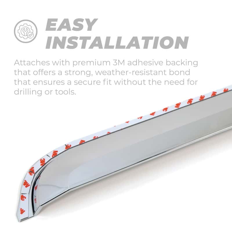 Putco — Putco 21-24 Chevrolet Suburban Element Chrome Window Deflectors (Set of 4)
Side Window Vent - view 7