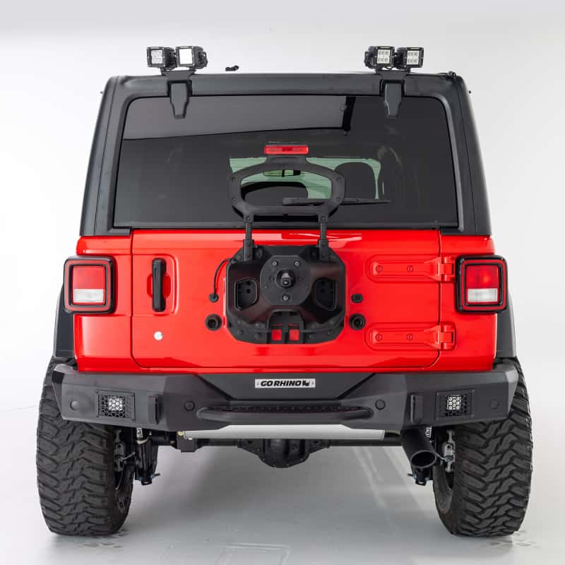 Go Rhino — Go Rhino 18-20 Jeep Wrangler JL/JLU Light Mount - One or Two 3in Cubes
Rear Light Mount - view 5