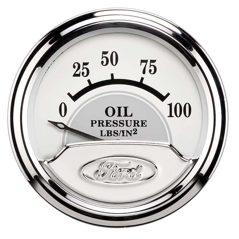 AutoMeter — Autometer Ford Masterpiece 2in Short Sweep Electronic 0-100 PSI Oil Pressure Gauge
GA 2" OP 100PSI E FM - view 1