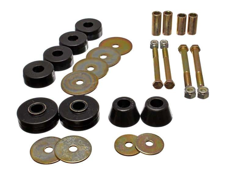 Energy Suspension — Energy Suspension Chevy Pickup Body Mounts - Black
BodyMntBshKt - view 3