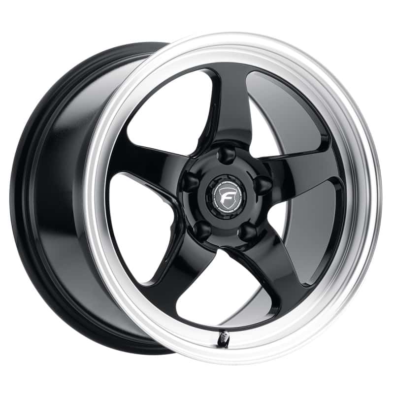 Forgestar — Forgestar D5 Drag 18x5.0 / 5x115 BP / ET-37 / 1.5in BS Gloss Black Wheel - view 2
