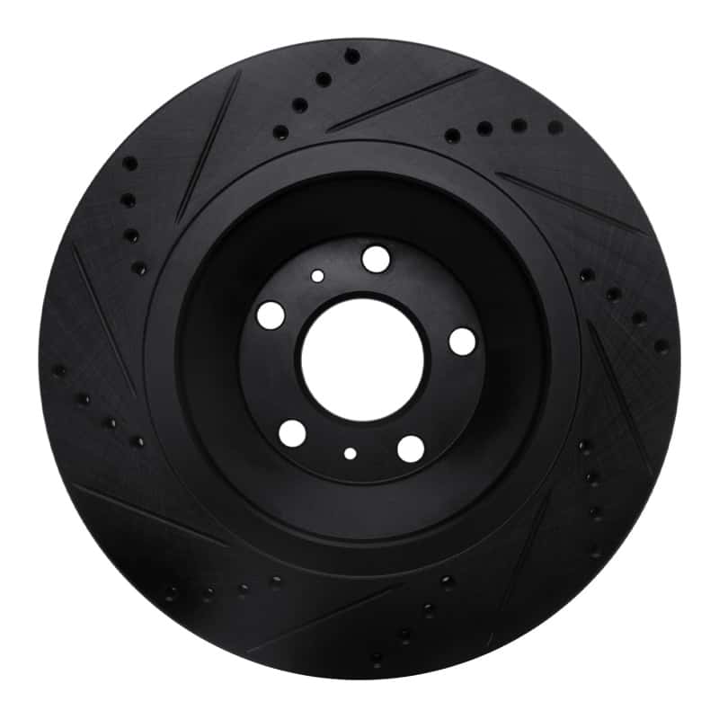 R1 Concepts — R1 04-18 Audi A8 Rear Right Drilled & Slotted Black Brake Rotor
R1 Brake Rotor Drill - view 5