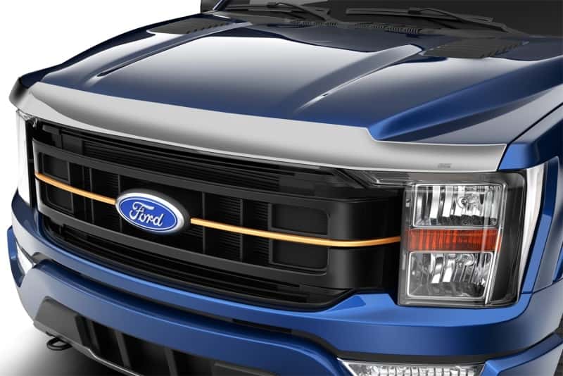 Husky Liners — Husky Liners 21-25 Ford F-150 (Tremor/Platinum/King Ranch) Aeroskin - Chrome
Hood Shields - view 1