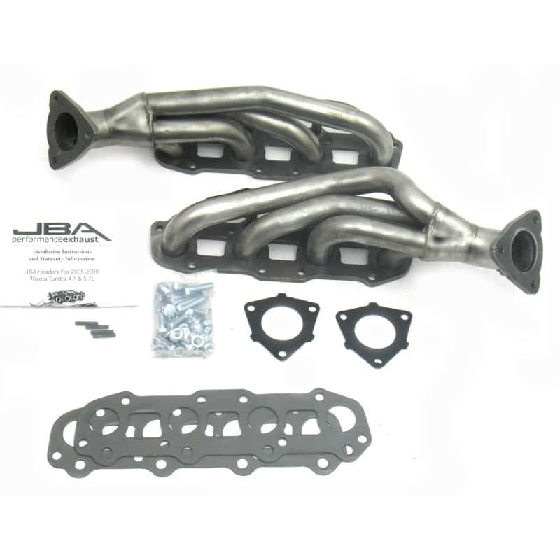 JBA — JBA 05-07 Toyota 4.7L V8 1-1/2in Primary Raw 409SS Cat4Ward Header
Exhaust Header - view 2