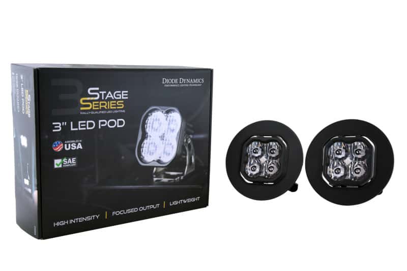 Diode Dynamics — Diode Dynamics SS3 Sport Type GM-5 Kit ABL - Yellow SAE Fog - view 4