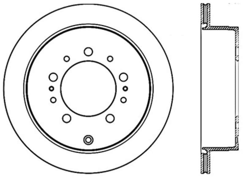 Stoptech — Stoptech 08-17 Toyota Land Cruiser / 08-17 Lexus LX Rear Premium Cryo Rotor
Disc Brake Rotor
Cryostop Rotor - view 4