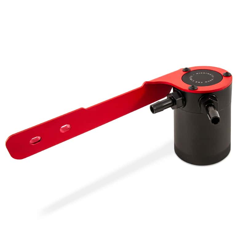 Mishimoto — Mishimoto 2018+ Honda Accord 2.0T Baffled Oil Catch Can PCV Side - Red
Oil Catch Can Kit - view 3