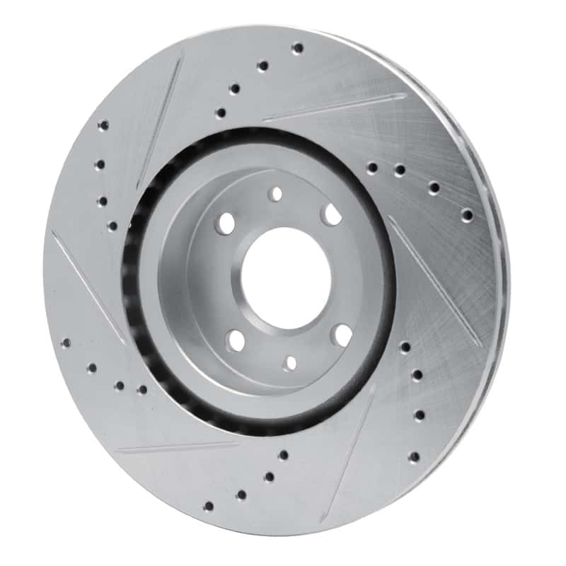 R1 Concepts — R1 2012-2019 Fiat 500 (USA/Canada) Front Right Drilled & Slotted Silver Brake Rotor
R1 Brake Rotor Drill - view 4