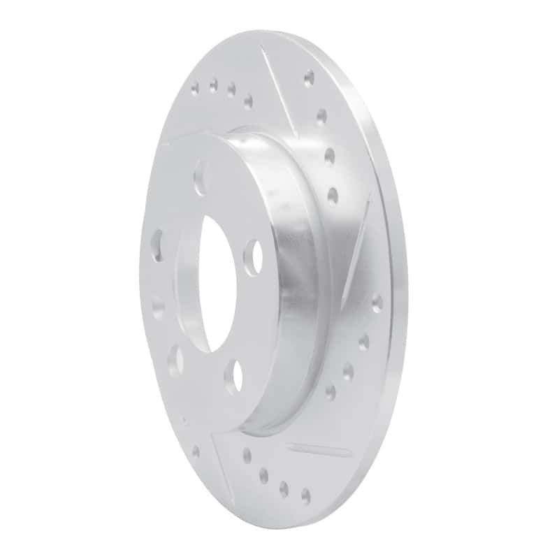 R1 Concepts — R1 01-06 Audi TT Quattro Rear Right Drilled & Slotted Silver Brake Rotor
R1 Brake Rotor Drill - view 2