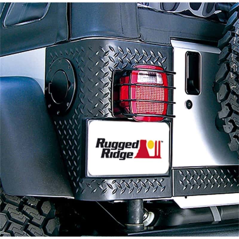 Rugged Ridge — Rugged Ridge 76-06 Jeep CJ / Jeep Wrangler Black Euro Tail Light Guards
Tail Light Guard
OFFROAD_EXTERIOR - view 4