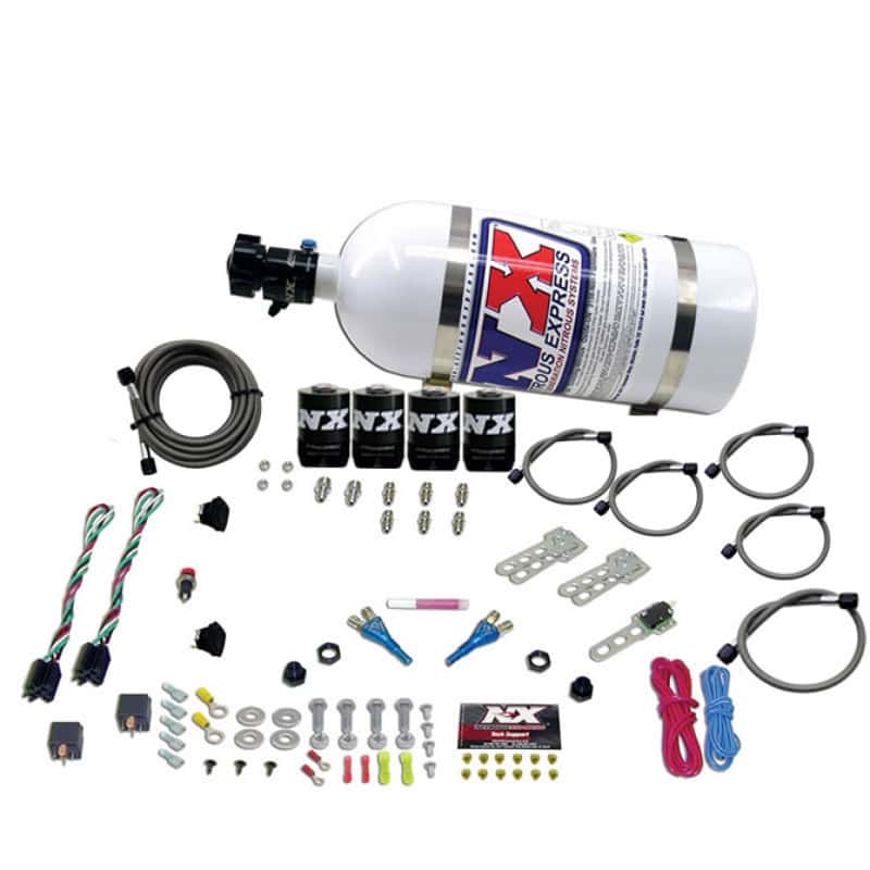 Nitrous Express — Nitrous Express Dodge EFI Dual Stage Nitrous Kit (50-150HP x 2) w/10lb Bottle
Injection System Kit
N2OSys - view 2