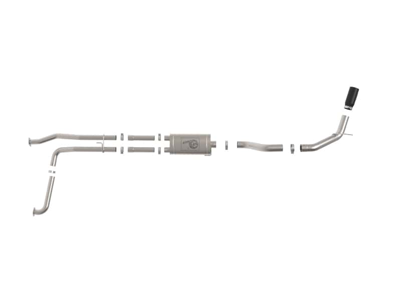 aFe — aFe MACHForce XP Exhausts Cat-Back SS-409 Nissan Titan XD 16-19 V8-5.6L - Black
Cat-Back Exhaust - view 4
