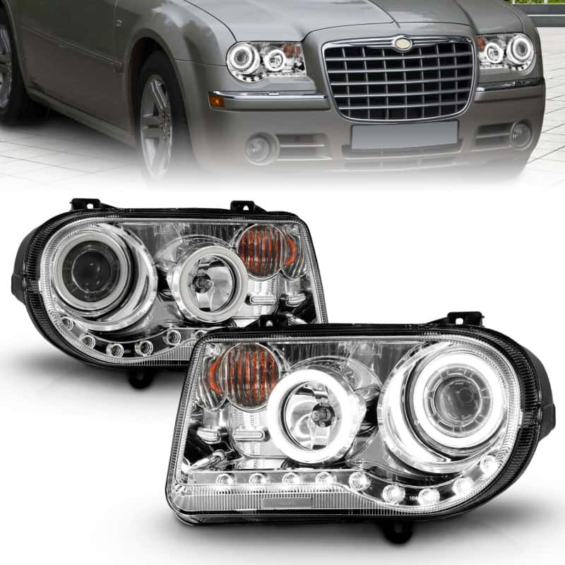 ANZO — ANZO 2005-2010 Chrysler 300C Projector Headlights w/ Halo Chrome (CCFL) G2
Head Light Set
HdLtSet - view 8