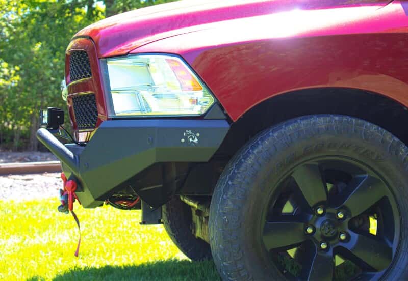 Fishbone Offroad — Fishbone Offroad 2009+ Ram 1500 Classic Anglerfish Front Bumper - Black Texture - view 3