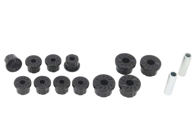 Whiteline — Whiteline 1986-1995 Suzuki Samurai Front Leaf Spring Eye And Shackle Bushings
Bushing Kit - view 3