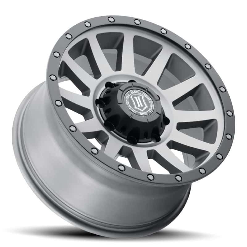 ICON — ICON Compression HD 18x9 8x170 6mm Offset 5.25in BS Titanium Wheel
COMPRESSION HD WHEEL - view 3