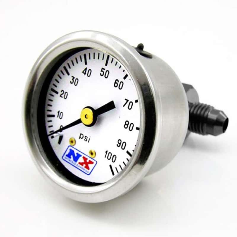 Nitrous Express — Nitrous Express Fuel Pressure Gauge (0-100 PSI w/Manifold)
FuelPrsGg
Gauge - view 3