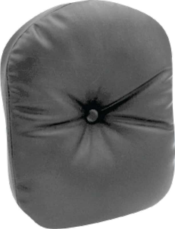 Mustang Motorcycle — Mustang Harley Low Medallion Sissy Bar Pad Regal (7.5 inch x 9 inch) - Black - view 2