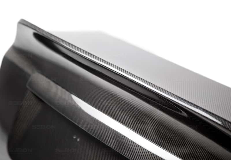 Seibon — Seibon 08-14 Subaru Impreza WRX/STi 4dr C-style Carbon Fiber Trunk Lid - view 3