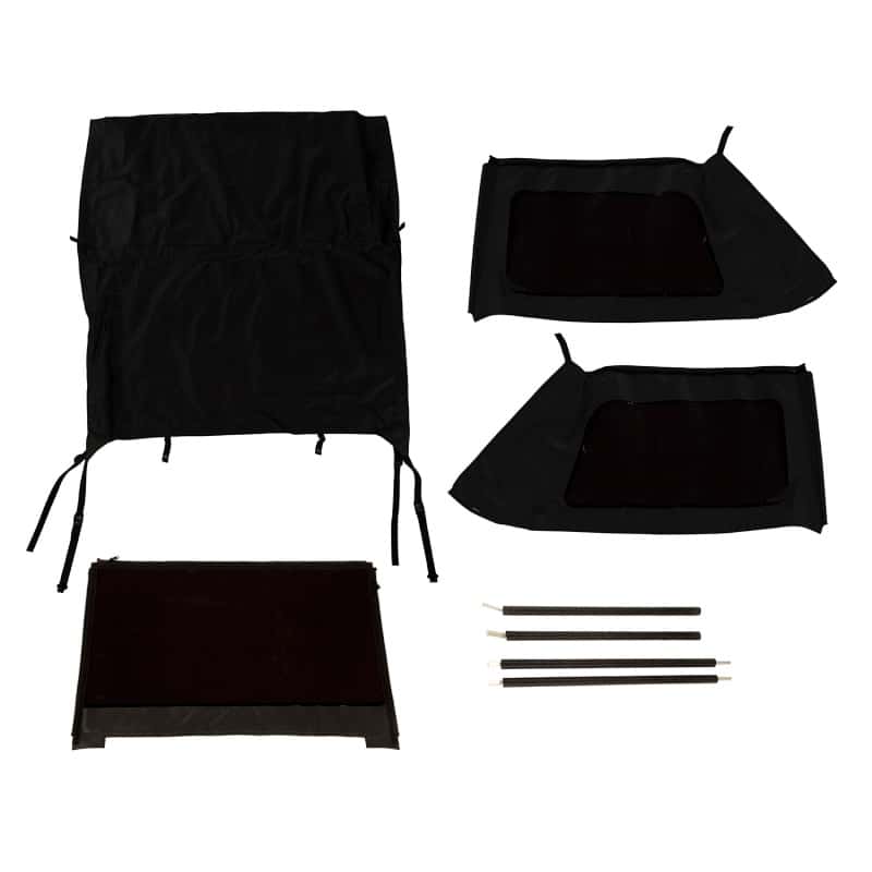 Rugged Ridge — Rugged Ridge Montana Top Bowless Black Diamond 07-18 Jeep Wrangler JK 2-Dr
Top-Soft - view 2