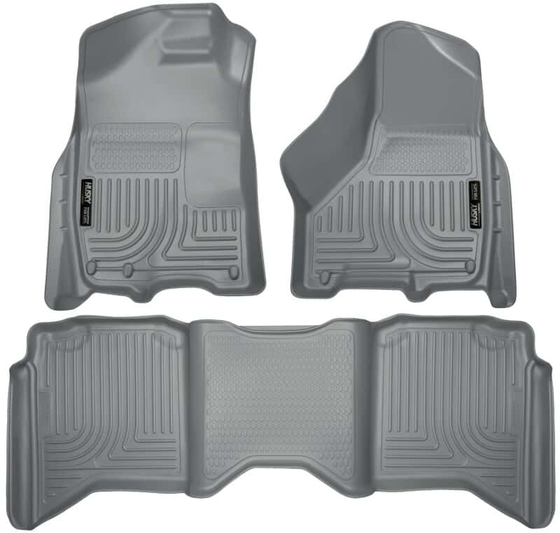 Husky Liners — Husky Liners 2012 Dodge Ram 1500/2500/3500 Crew Cab WeatherBeater Combo Gray Floor Liners
Floor Liners - view 1