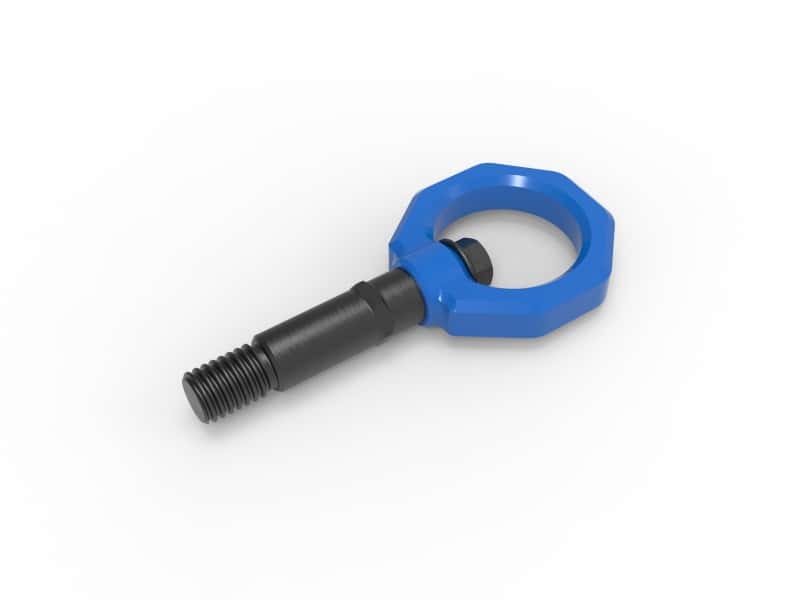 aFe — aFe Control Rear Tow Hook Blue 20-21 Toyota GR Supra (A90)
Rear Tow Hook - view 3