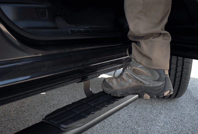 Fishbone Offroad — Fishbone Offroad 2015+ Ford F150 Super Crew Cab Oval Side Steps - Black Textured - view 2
