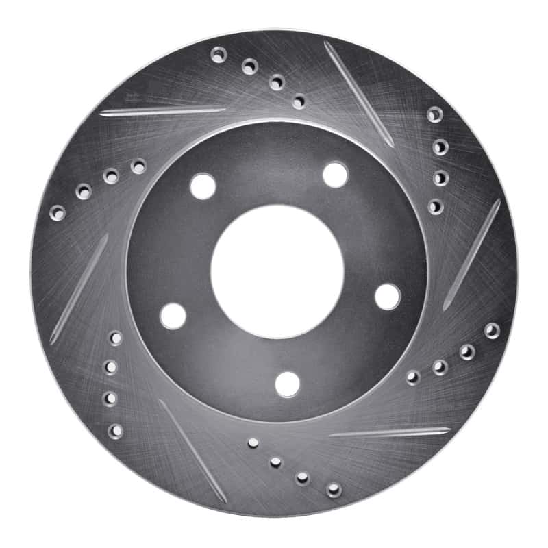 R1 Concepts — R1 1979-1998 Buick Riviera Front/Rear Right Drilled & Slotted Silver Brake Rotor
R1 Brake Rotor Drill - view 1