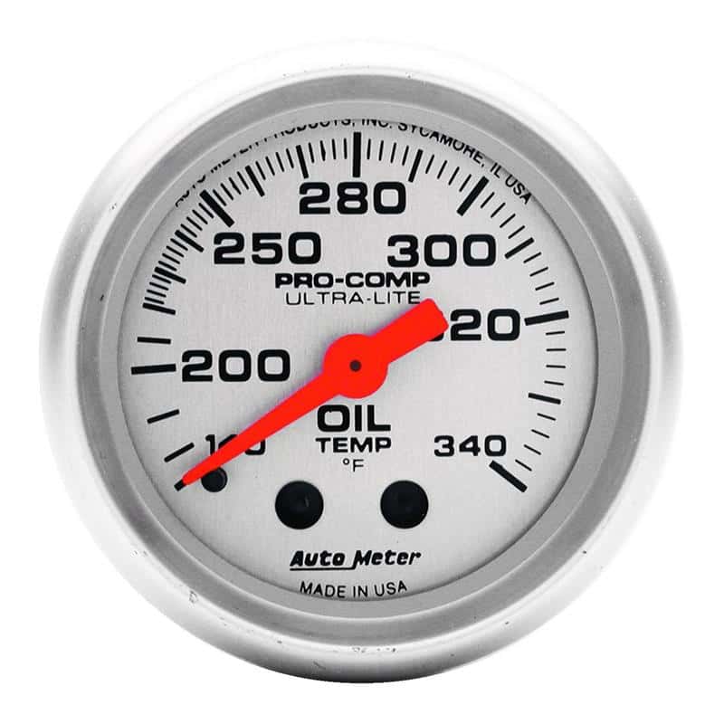 AutoMeter — AutoMeter Gauge Oil Tank Temp 2-1/16in. 140-340 Deg. F Mechanical Ultra-Lite
2" OIL TANK TEMP, 14 - view 2