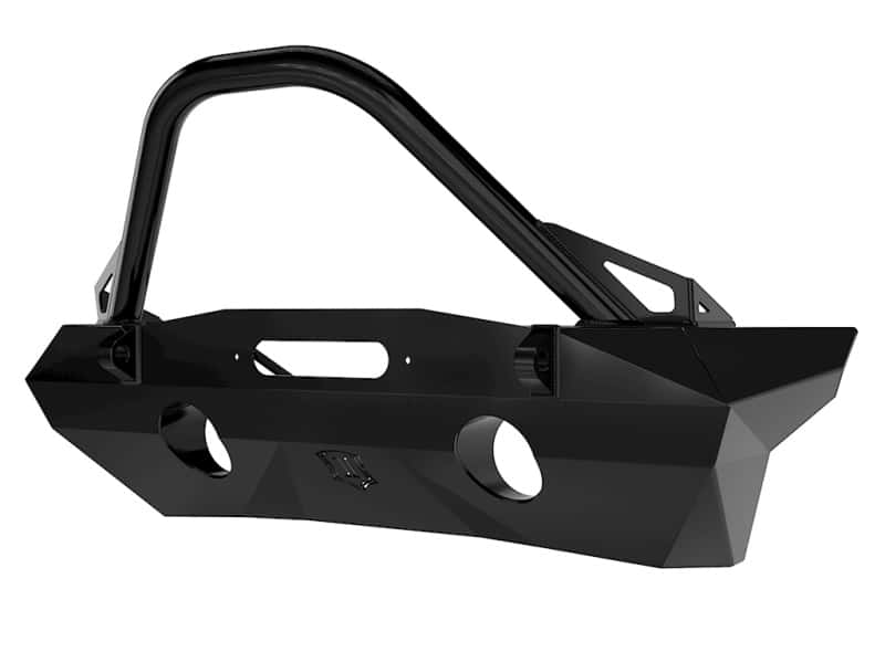 ICON — ICON 07-18 Jeep Wrangler JK Pro Series Front Bumper Rec Winch Mount w/Bar/Tabs
FRONT BUMPER - view 10