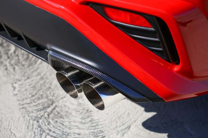 Remark — RMK Designs 22+ Subaru WRX Carbon Fiber Exhaust Finisher - Gloss Finish - view 2