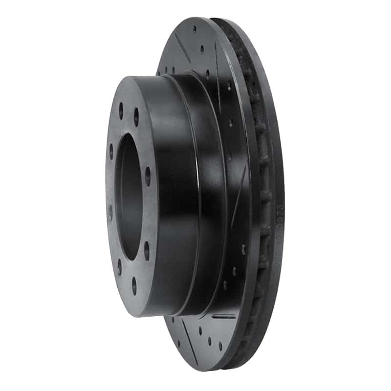 R1 Concepts — R1 03-05 Chevrolet Silverado 1500 Rear Right Drilled & Slotted Black Brake Rotor
R1 Brake Rotor Drill - view 2