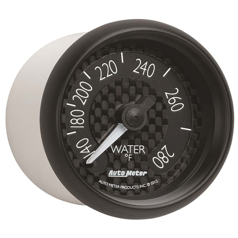 AutoMeter — Autometer GT Series 52mm Mechanical 140-280 Deg F Water Temperature Gauge
2-1/16" WATER TEMP, - view 11