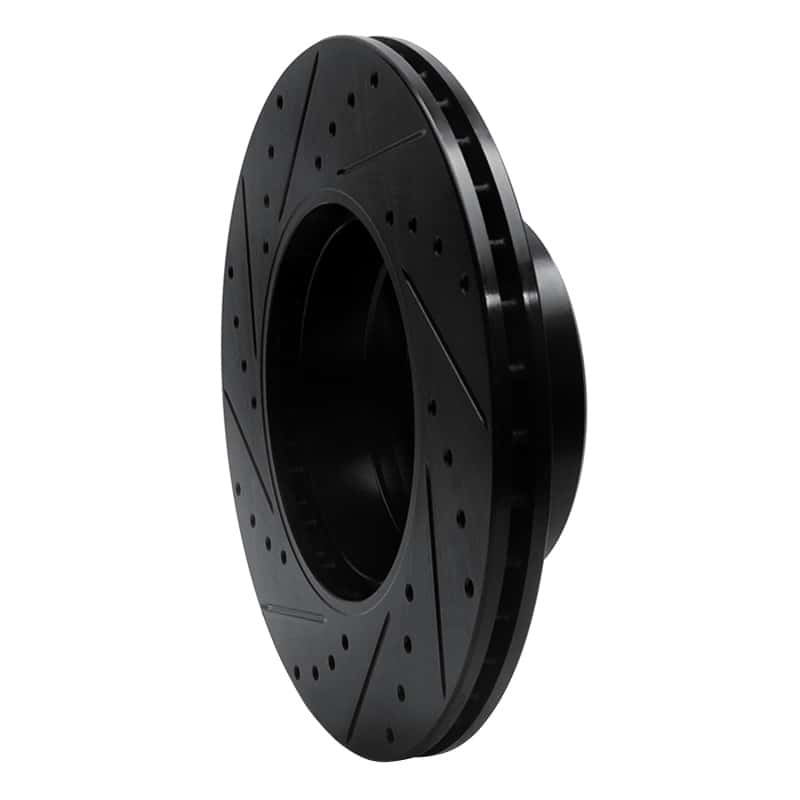 R1 Concepts — R1 96-03 BMW 525I (USA/Canada) Front Right Drilled & Slotted Black Brake Rotor
R1 Brake Rotor Drill - view 4