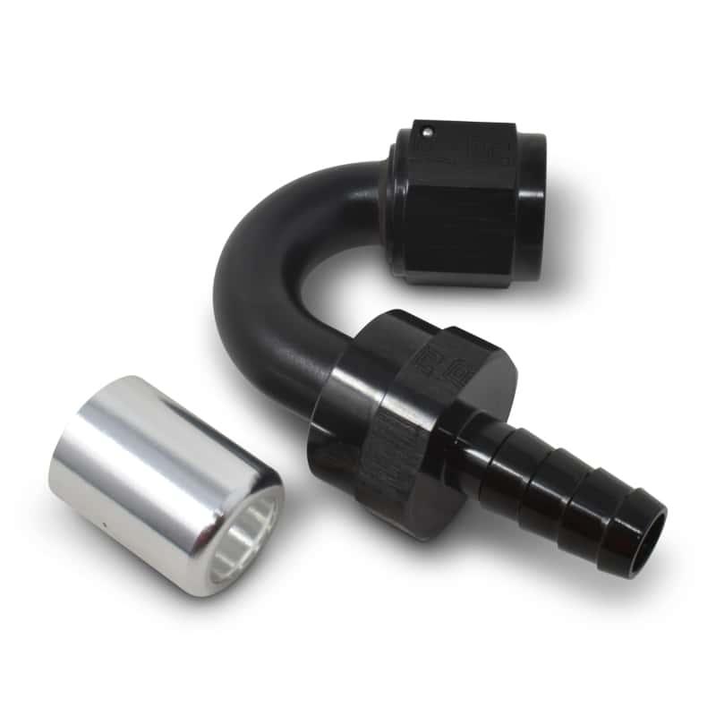 Russell — Russell Performance -8 AN Proclassic Crimp 150 Degree End (O.D. 0.700)
Hose Fitting - view 6
