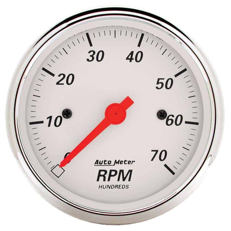 AutoMeter — Autometer Arctic White 3-1/8in 7K RPM In Dash Tachometer Gauge
GA 3-1/8" 7K RPM AW - view 2