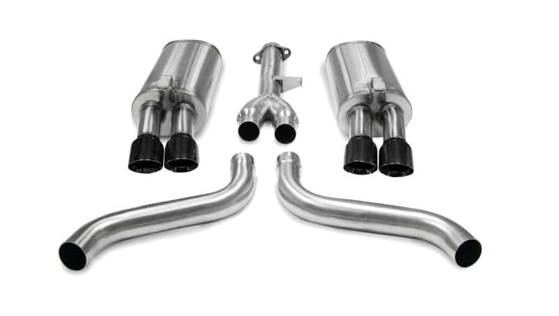 CORSA Performance — Corsa 1986-1991 Chevrolet Corvette C4 5.7L V8 L98 Black Sport Cat-Back Exhaust
Exhaust - view 1