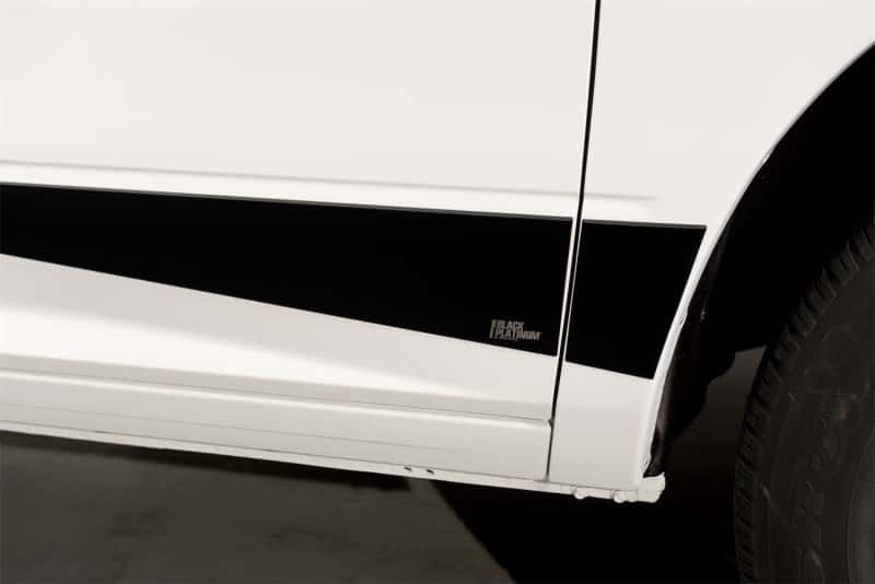 Putco — Putco 10-18 RAM 2500 Crew Cab 5.7ft- 5.5in Wide w/o Factory Flares 12pcs Blk Platinum Rocker Panels
Rocker Panel Molding - view 2