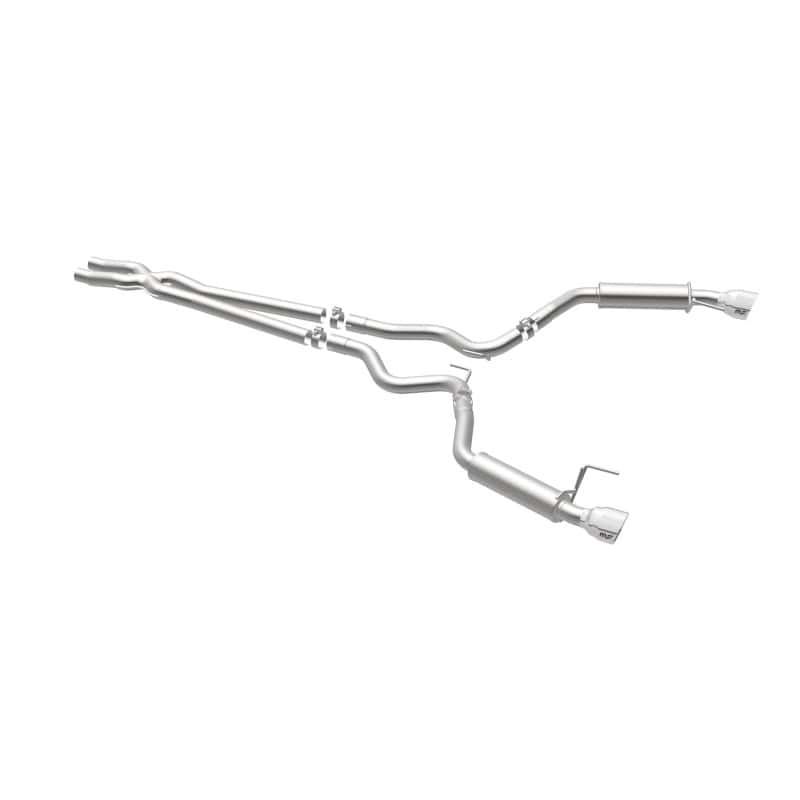 Magnaflow — MagnaFlow Cat Back, SS, 2.5in, Competition, Dual Split Polished 4.5in Tips 2015 Ford Mustang V6 3.7L
Cat-Back - view 18