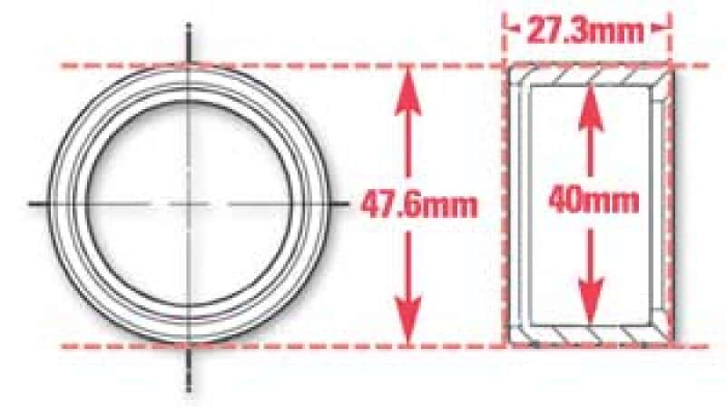 SPC Performance — SPC Performance Weld-In Ring Kit 40 mm ID
WELD-IN RING
FAB PART - view 4
