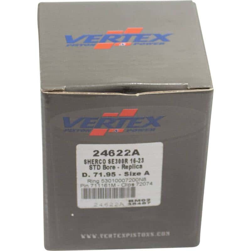 Vertex Pistons — Vertex Piston 16-24 Sherco SE-R 300 300cc Cast Replica Piston Kit - view 5