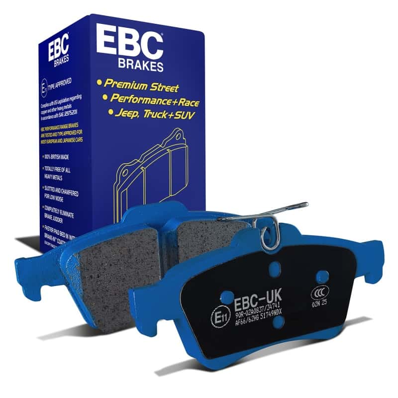 EBC — EBC 08-10 Chevrolet Cobalt 2.0L Turbo (Ss) Bluestuff Rear Brake Pads
Disc Brake Pad - view 2