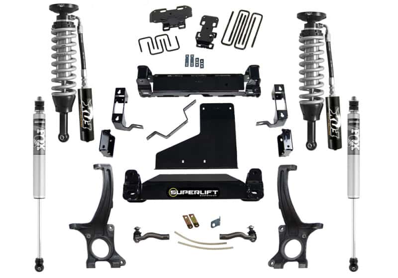Superlift — Superlift 07-20 Toyota Tundra 4WD (Excl TRD Pro) 4.5in Lift Kit w/ Fox Front Coilover & 2.0 Rear - view 2