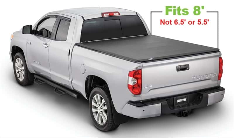 Tonno Pro — Tonno Pro 14-19 Toyota Tundra 8ft Fleetside Tonno Fold Tri-Fold Tonneau Cover
Soft Tri-Fold Cover - view 4