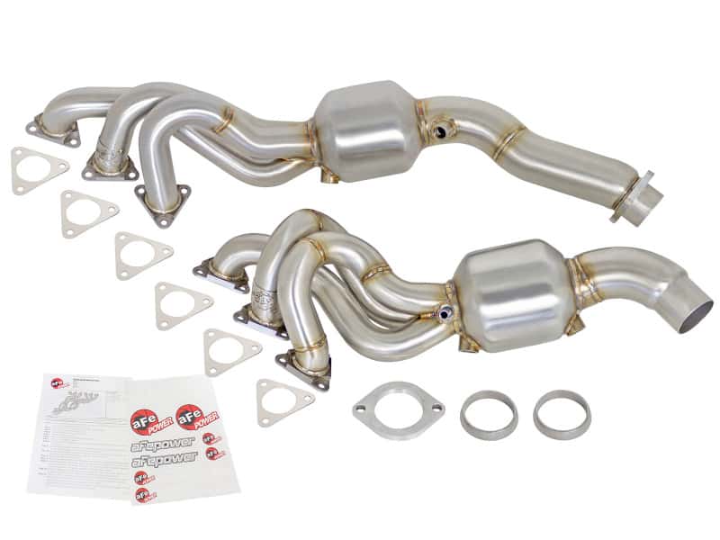 aFe — aFe Twisted Steel Headers (Catted) 01-06 BMW M3 L6-3.2L S54 - view 6