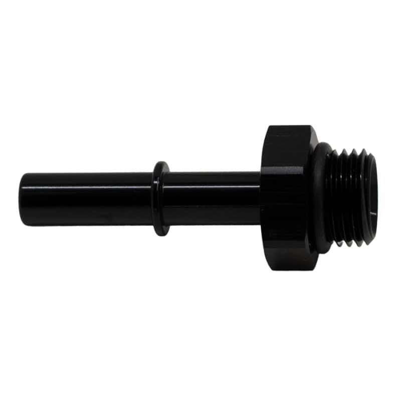 DeatschWerks — DeatschWerks 6AN ORB Male to 5/16in Male EFI Quick Connect Adapter - Anodized Matte Black
Lines & Fittings - view 1