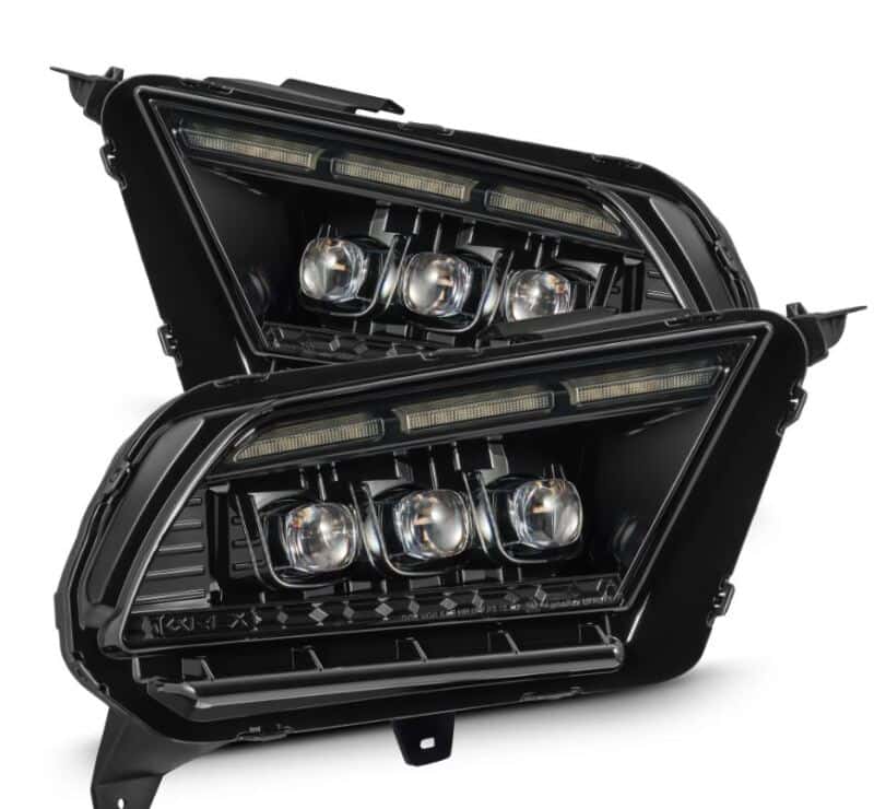 AlphaRex — AlphaRex 10-12 Ford Mustang NOVA-Series LED Proj. Headlights Alpha-Blk w/Activ Lght & Seq.Sig SB DBL
Projector Headlights - view 1