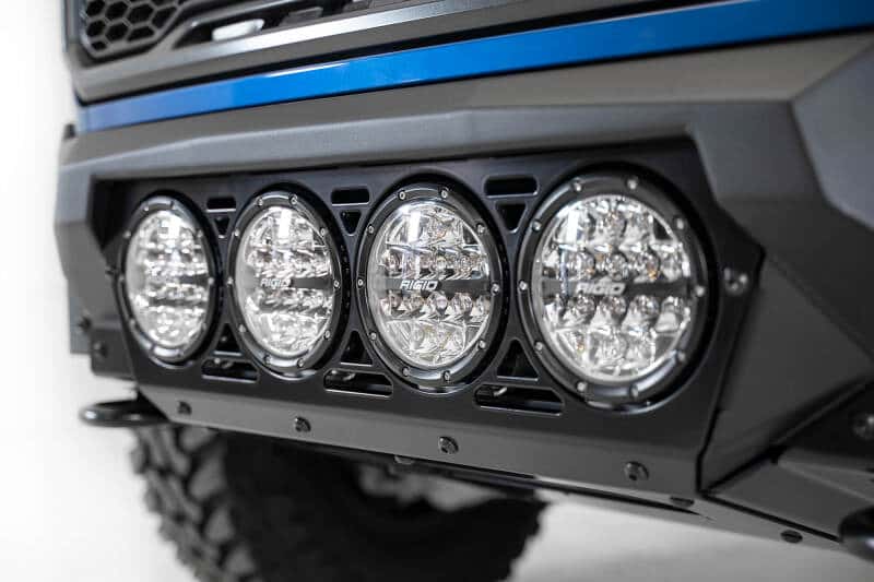 Addictive Desert Designs — Addictive Desert Designs 17-20 Ford F-150 Raptor Bomber Front Bumper w/ 4 Rigid 360 6in Round Mounts
Bumper- Front
Bumpers - view 18